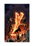 Marvel Knights 4 #3 Cover: Human Torch and Thing Póster por Steve MCNiven Marvel Knights 4 #3 Cover: Human Torch and Thing Póster por Steve MCNiven