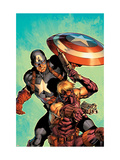 Ultimate Avengers 2 Cover: Hawkeye and Captain America Posters by Carlos Pacheco
