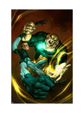 Ultimate Fantastic Four 51 Cover: Mr. Fantastic and Thanos Art