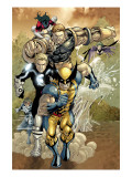 X-Men 163 Group: Wolverine, Havok, Juggernaut and X-Men Affiches par Salvador Larroca