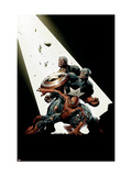 The New Avengers 2 Cover: Spider-Man, Captain America, Luke Cage Poster by David Finch