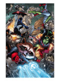 Guardians Of The Galaxy 8 Group: Rocket Raccoon, Major Victory, Bug and Mantis Posters by Walker Brad