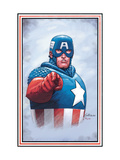 The New Invaders 0 Cover: Captain America Prints by Epting Steve