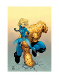 Tales Of The Thing 3 Cover: Thing and Invisible Woman Posters by Green Randy