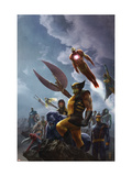 New Avengers 45 Cover: Wolverine and Iron Man Art