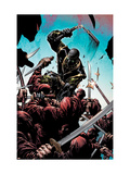 New Avengers 13 Cover: Ronin and Hand Print by David Finch