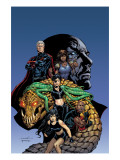 Excalibur 8 Cover: Callisto, Magneto, x-23, omega sentinel and Excalibur Kunstdrucke von Lopresti Aaron