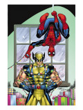 Marvel Holiday Special 2007 1 Cover: Spider-Man and Wolverine Affiches par Ron Lim