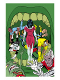 X-Statix 18 Cover: Deadgirl, Mr. Sensitive, Venus de Milo and X-Statix Affiches par Michael Allred