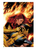X-Men: Phoenix - End Song #3 Cover: Phoenix and Wolverine Lámina por Greg Land