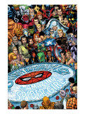 Amazing Spider-Girl 15 Cover: Spider-Man Flying Prints by Ron Frenz