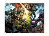 Incredible Hulk #607 Group: Thor, Skaar, Ronin and Red She-Hulk Poster af Paul Pelletier Incredible Hulk #607 Group: Thor, Skaar, Ronin and Red She-Hulk Poster af Paul Pelletier