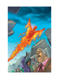 Human Torch 10 Cover: Human Torch Affiche par Dodd Joe