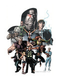 X-Factor 23 Cover: Madrox, Wolfsbane, Miller, Layla, Siryn and Quicksilver Prints by Raimondi Pablo