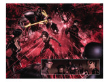 X-Force 22 Group: Domino, Mortis, Senyaka, Bard, Eli, Blink and Wither Kunstdrucke von Clayton Crain