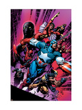 New Avengers 12 Cover: Captain America Poster by David Finch