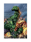 Incredible Hulk 74 Cover: Hulk and Iron Man Posters by Mike Deodato Jr.