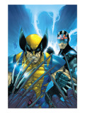 X-Men 159 Cover: Wolverine and Havok Posters par Salvador Larroca