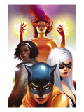 Marvel Divas 2 Cover: Hellcat, Black Cat, Photon and Firestar Poster