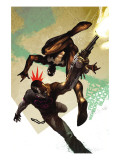 Blade 10 Cover: Blade and Spider-Man Kunstdruck