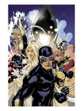 Uncanny X-Men 505 Cover: Cyclops, Emma Frost and Dazzler Print by Terry Dodson