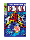 The Invincible Iron Man #1 Cover: Iron Man Plakater af Gene Colan The Invincible Iron Man #1 Cover: Iron Man Plakater af Gene Colan