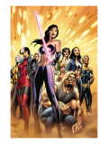New Exiles 8 Cover: Psylocke and Sabretooth Print by Davis Alan