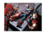 Avengers Finale 1 Group: Captain America, Giant Man, Iron Man, Thor and Wasp Posters par Neal Adams