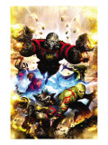 Guardians Of The Galaxy 1 Cover: Star-Lord, Drax The Destroyer and Rocket Raccoon Prints by Pelletier Paul