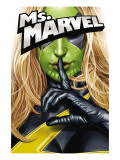 Ms. Marvel 25 Cover: Ms. Marvel Posters by Greg Horn
