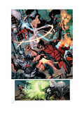 Dark Avengers 7 Group: Wolverine, Dagger, Avalanche and Weapon Omega Prints by Ross Luke