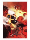 Marvel Divas 4 Cover: Hellcat, Black Cat, Firestar and Photon Affiches