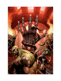 Incredible Hulk 85 Cover: Hulk and Scorpion Affiche par Andy Brase