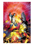 War of Kings 6 Cover: Black Bolt and Vulcan Prints by Brandon Peterson