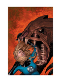 Marvel Knights 4 7 Cover: Invisible Woman Lifting Posters by MCNiven Steve