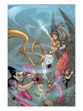 New X-Men #4 Cover: Icarus, Wind Dancer and Hellion Láminas por Randy Green