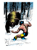 Classic X-Men 25 Cover: Wolverine Swinging Prints by John Bolton