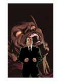Dark Reign: The Goblin Legacy One-Shot Cover: Osborn and Norman Fighting Poster by Andrasofszky Kalman