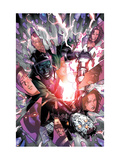 Young Avengers 5 Cover: Kang and Iron Lad Fighting Art par Jim Cheung