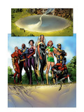 Uncanny X-Men 447 Group: Marvel Girl, Storm, Nightcrawler, Wolverine, Bishop, Sage and X-Men Posters par Davis Alan