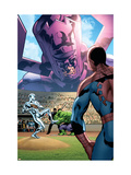 Marvel Adventures The Avengers 26 Cover: Silver Surfer and Galactus Prints by Kirk Leonard