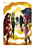 Exiles 3 Cover: Scarlet Witch, Polaris and Blink Print by Dave Bullock