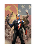 Captain America #44 Cover: Captain America and Winter Soldier Posters por Steve Epting Captain America #44 Cover: Captain America and Winter Soldier Posters por Steve Epting