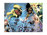 Avengers Finale 1 Group: Vision, Iron Man, Captain America, Thor and Avengers Print by Mike Mayhew