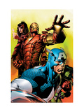 Avengers 501 Cover: Captain America, Iron Man, Scarlet Witch, She-Hulk and Avengers Poster by David Finch