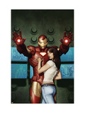 Iron Man #5 Cover: Iron Man, Hansen and Maya Reprodukcje Iron Man #5 Cover: Iron Man, Hansen and Maya Reprodukcje