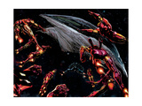 The Invincible Iron Man 19 Group: Iron Man Prints by Butch Guice