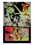 X-Statix 21 Group: Iron Man, Thor and Captain America Art by Michael Allred