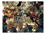 Secret Invasion 7 Group: Spider-Man, Ronin, Mr. Fantastic and Stature Posters by Yu Leinil Francis