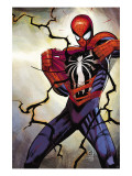 The Amazing Spider-Man 568 Cover: Spider-Man Kunstdrucke von Romita Jr. John